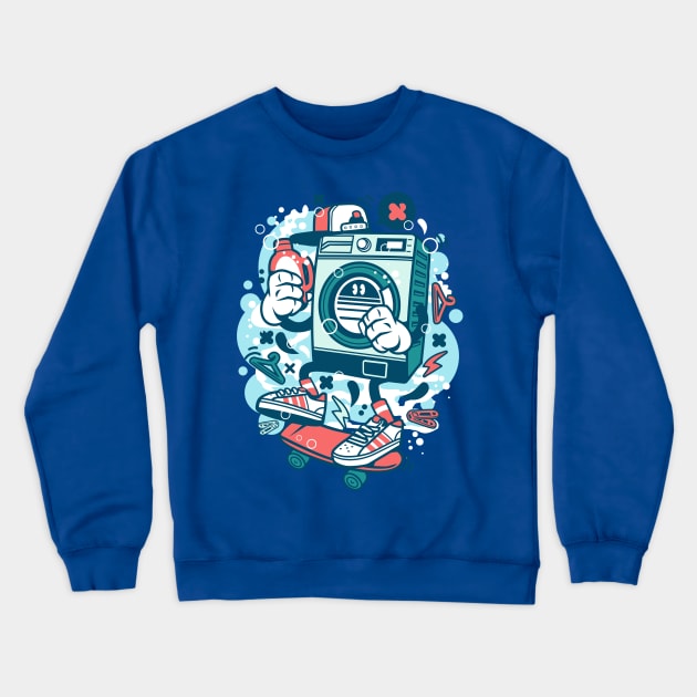 Wash day Crewneck Sweatshirt by Superfunky